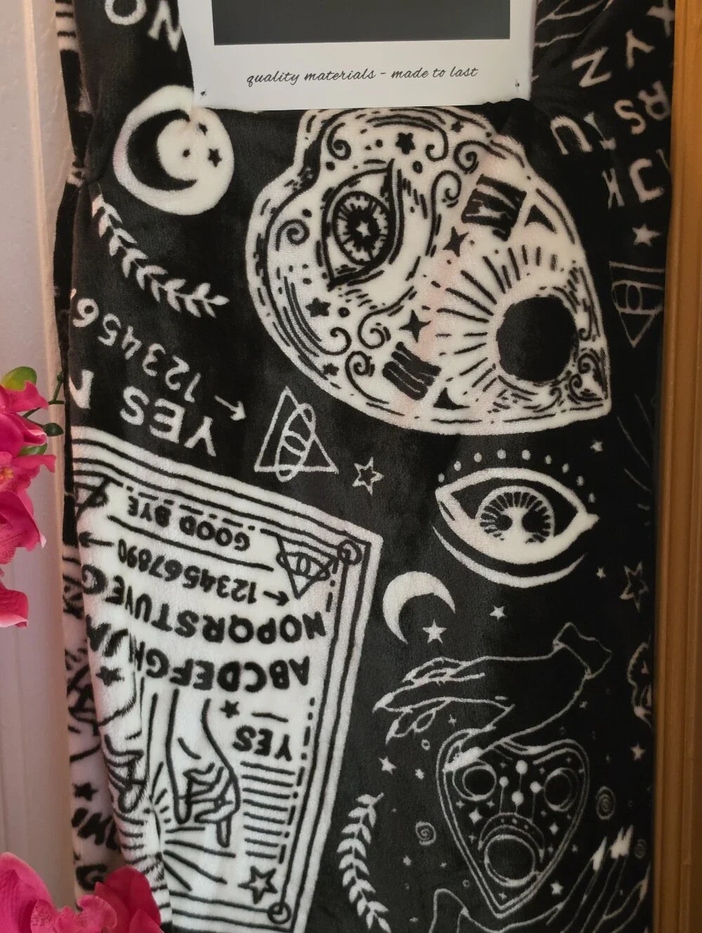 Envogue Halloween Mystic Ouija Board Oversized Throw Blanket
